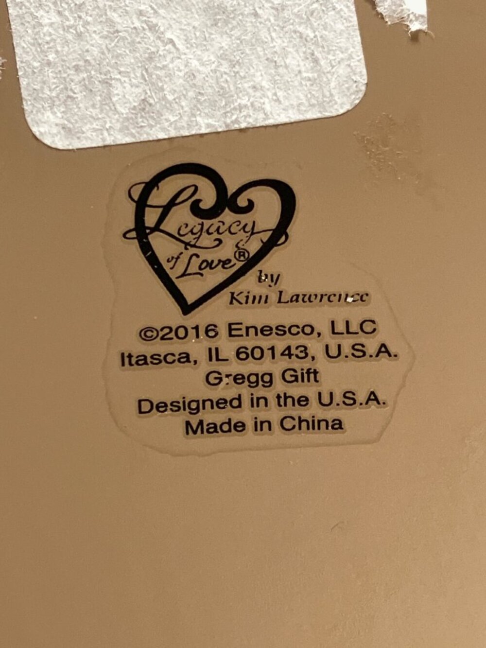 Legacy Of Love Angel Figurine May The Peace Of God Be With You Always Text - Picture 3 of 10